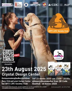 กิจกรรมทดสอบสุนัขเพื่อการเข้าสังคม ณ CDC | Flexiness x OPTILIFE